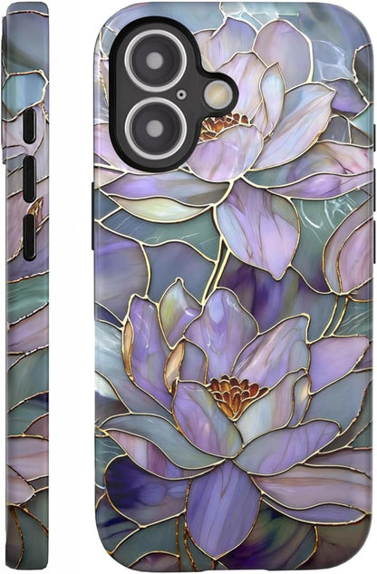 Compatible with iPhone 17 Case 6.3”, Cute Patterns Shockproof Protective Aesthetic Phone Case with Stylish Designs for Women Girl, Fruit Lemon European Summer Collage