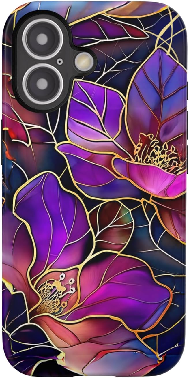 Compatible with iPhone 17 Case 6.3”, Cute Patterns Shockproof Protective Aesthetic Phone Case with Stylish Designs for Women Girl, Fruit Lemon European Summer Collage