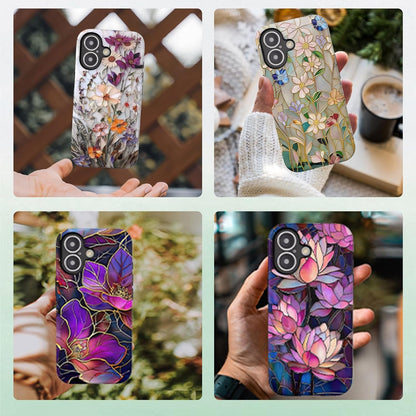Compatible with iPhone 17 Case 6.3”, Cute Patterns Shockproof Protective Aesthetic Phone Case with Stylish Designs for Women Girl, Fruit Lemon European Summer Collage