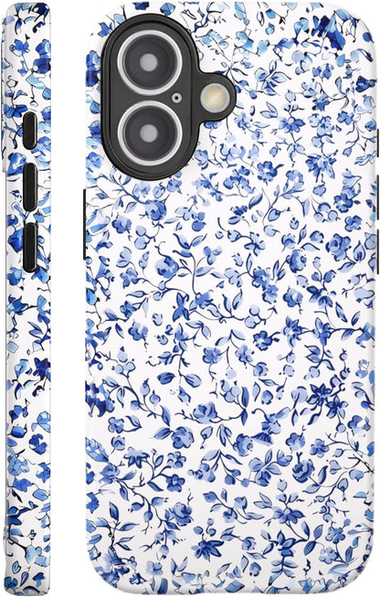 Compatible with iPhone 17 Case 6.3”, Cute Patterns Shockproof Protective Aesthetic Phone Case with Stylish Designs for Women Girl, Fruit Lemon European Summer Collage