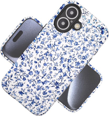 Compatible with iPhone 17 Case 6.3”, Cute Patterns Shockproof Protective Aesthetic Phone Case with Stylish Designs for Women Girl, Fruit Lemon European Summer Collage