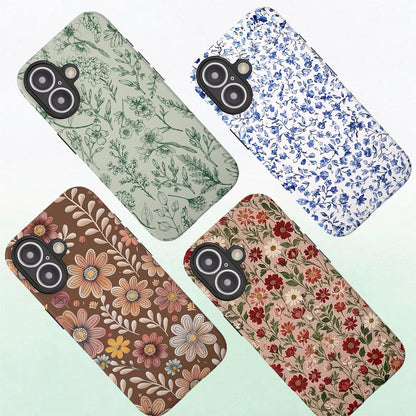 Compatible with iPhone 17 Case 6.3”, Cute Patterns Shockproof Protective Aesthetic Phone Case with Stylish Designs for Women Girl, Fruit Lemon European Summer Collage