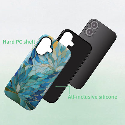 Compatible with iPhone 17 Case 6.3”, Cute Patterns Shockproof Protective Aesthetic Phone Case with Stylish Designs for Women Girl, Fruit Lemon European Summer Collage