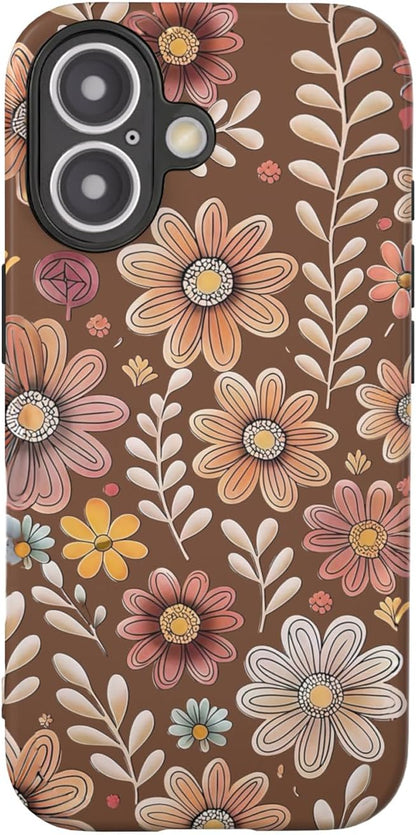 Compatible with iPhone 17 Case 6.3”, Cute Patterns Shockproof Protective Aesthetic Phone Case with Stylish Designs for Women Girl, Fruit Lemon European Summer Collage