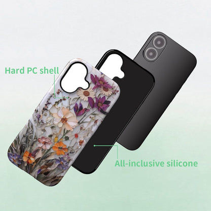 Compatible with iPhone 17 Case 6.3”, Cute Patterns Shockproof Protective Aesthetic Phone Case with Stylish Designs for Women Girl, Fruit Lemon European Summer Collage