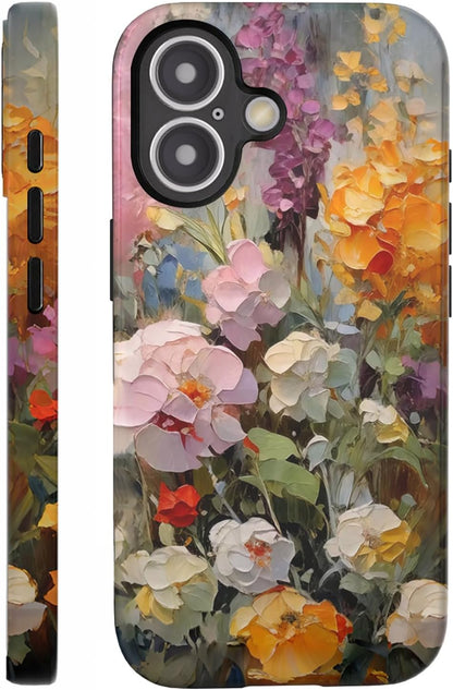 Compatible with iPhone 17 Case 6.3”, Cute Patterns Shockproof Protective Aesthetic Phone Case with Stylish Designs for Women Girl, Fruit Lemon European Summer Collage