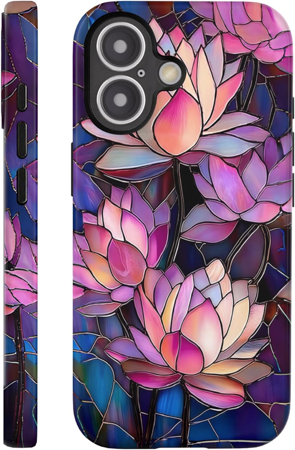 Compatible with iPhone 17 Case 6.3”, Cute Patterns Shockproof Protective Aesthetic Phone Case with Stylish Designs for Women Girl, Fruit Lemon European Summer Collage