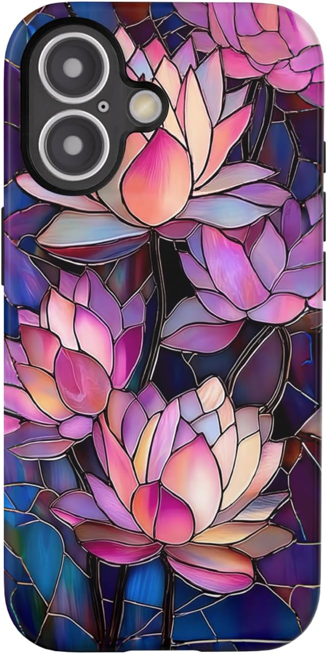 Compatible with iPhone 17 Case 6.3”, Cute Patterns Shockproof Protective Aesthetic Phone Case with Stylish Designs for Women Girl, Fruit Lemon European Summer Collage