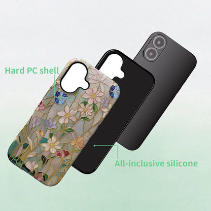 Compatible with iPhone 17 Case 6.3”, Cute Patterns Shockproof Protective Aesthetic Phone Case with Stylish Designs for Women Girl, Fruit Lemon European Summer Collage