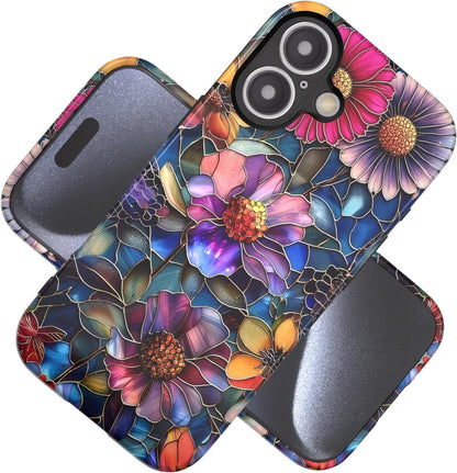 Compatible with iPhone 17 Case 6.3”, Cute Patterns Shockproof Protective Aesthetic Phone Case with Stylish Designs for Women Girl, Fruit Lemon European Summer Collage
