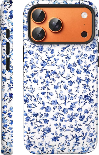 Compatible with iPhone 17 Case 6.3”, Cute Patterns Shockproof Protective Aesthetic Phone Case with Stylish Designs for Women Girl, Fruit Lemon European Summer Collage