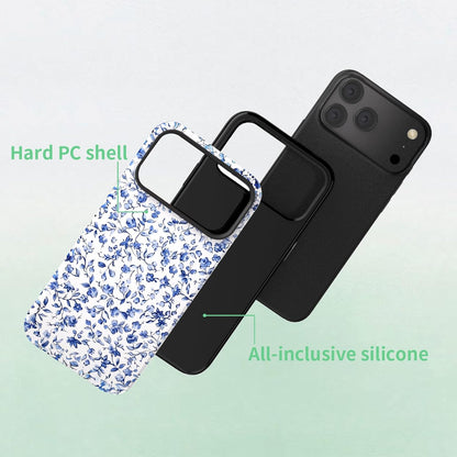 Compatible with iPhone 17 Case 6.3”, Cute Patterns Shockproof Protective Aesthetic Phone Case with Stylish Designs for Women Girl, Fruit Lemon European Summer Collage