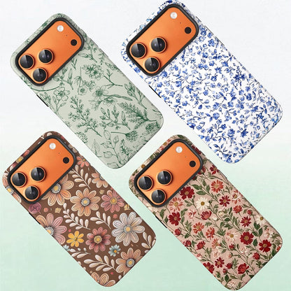 Compatible with iPhone 17 Case 6.3”, Cute Patterns Shockproof Protective Aesthetic Phone Case with Stylish Designs for Women Girl, Fruit Lemon European Summer Collage
