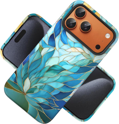 Compatible with iPhone 17 Case 6.3”, Cute Patterns Shockproof Protective Aesthetic Phone Case with Stylish Designs for Women Girl, Fruit Lemon European Summer Collage