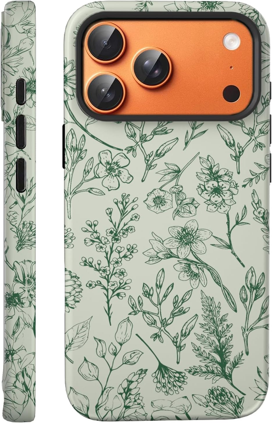 Compatible with iPhone 17 Case 6.3”, Cute Patterns Shockproof Protective Aesthetic Phone Case with Stylish Designs for Women Girl, Fruit Lemon European Summer Collage