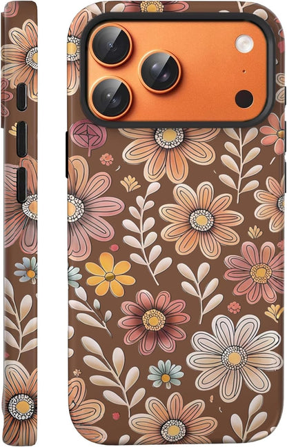 Compatible with iPhone 17 Case 6.3”, Cute Patterns Shockproof Protective Aesthetic Phone Case with Stylish Designs for Women Girl, Fruit Lemon European Summer Collage
