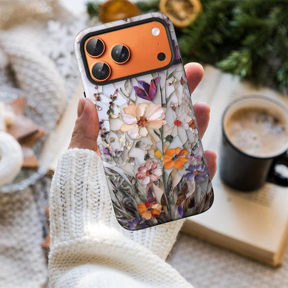Compatible with iPhone 17 Case 6.3”, Cute Patterns Shockproof Protective Aesthetic Phone Case with Stylish Designs for Women Girl, Fruit Lemon European Summer Collage