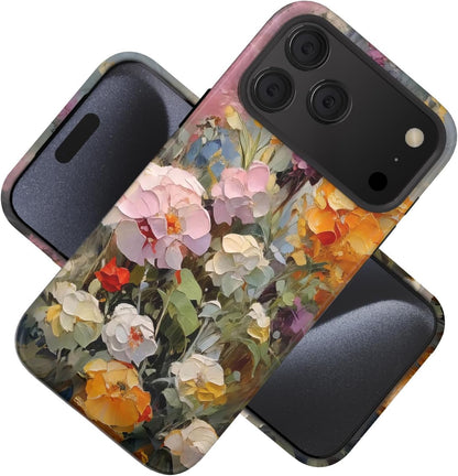 Compatible with iPhone 17 Case 6.3”, Cute Patterns Shockproof Protective Aesthetic Phone Case with Stylish Designs for Women Girl, Fruit Lemon European Summer Collage