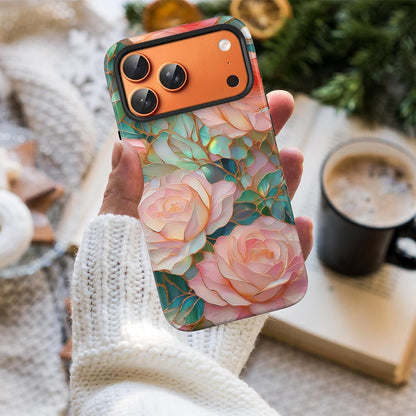 Compatible with iPhone 17 Case 6.3”, Cute Patterns Shockproof Protective Aesthetic Phone Case with Stylish Designs for Women Girl, Fruit Lemon European Summer Collage