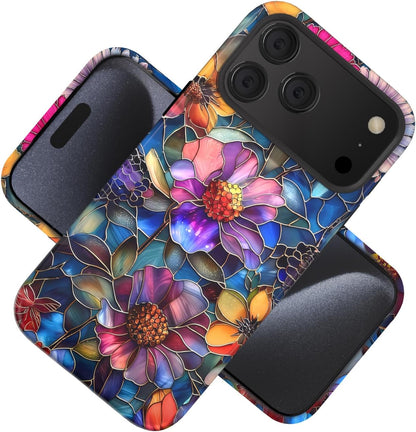 Compatible with iPhone 17 Case 6.3”, Cute Patterns Shockproof Protective Aesthetic Phone Case with Stylish Designs for Women Girl, Fruit Lemon European Summer Collage