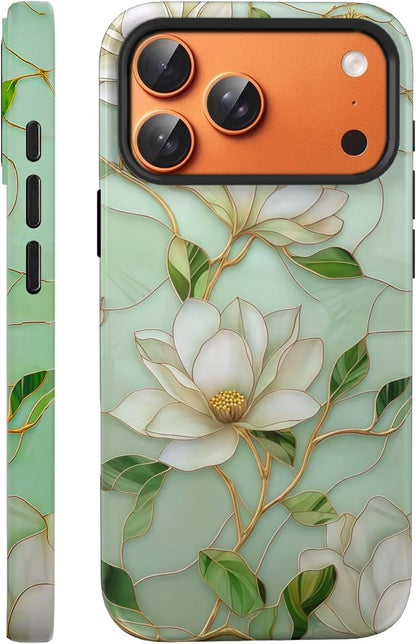 Compatible with iPhone 17 Case 6.3”, Cute Patterns Shockproof Protective Aesthetic Phone Case with Stylish Designs for Women Girl, Fruit Lemon European Summer Collage