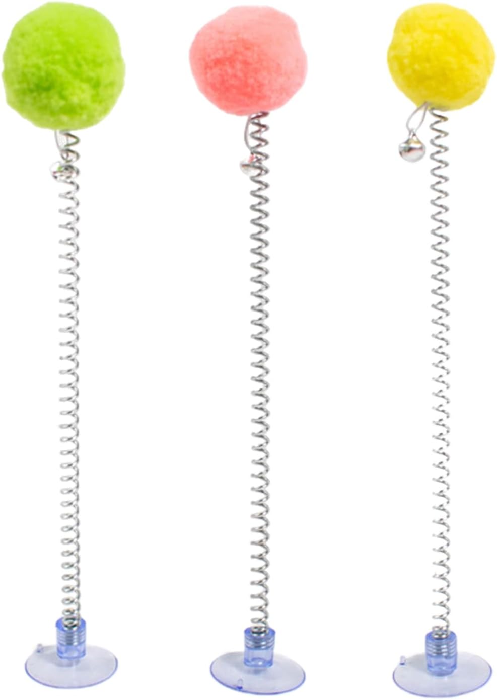 Cat Interactive Toys for Indoor Cats Kitten Wand Toy Weight Loss Kitty Funny Balls Slow Food Dispenser Feeder Treat Dispensing Feeding Pet Supplies Birthday Gift Yellow