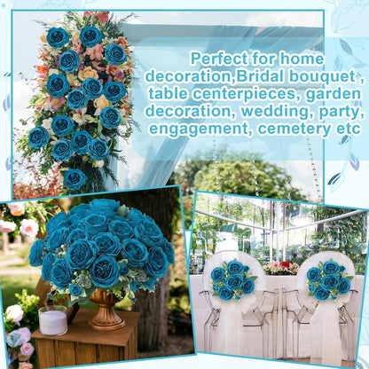 8 Pack Yellow Peonies Artificial Flowers | Fake Silk Hydrangea Bouquet for Bridal Wedding Home Table Decor Reusable Dining Opening Ceremony Birthday Arrangement