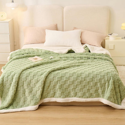 The Bunny Blanket for Adults, Luxury Lightweight Cozy Soft Throw for Couch Bed or Chair, Ultra Soft Fluffy Blanket Double Side Faux Rabbit Fur Throw Gifts(Yellow,200x230cm(79x91inch))