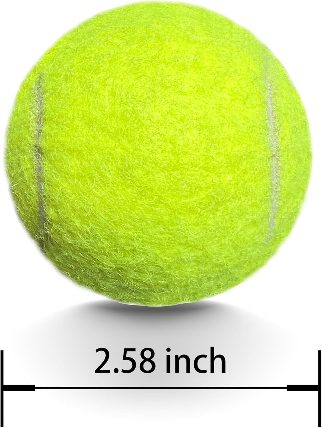 Tennis Balls, 6 Pack Advanced Training & Practice Tennis Balls for Beginners, High Visibility Pet Dog Playing Balls