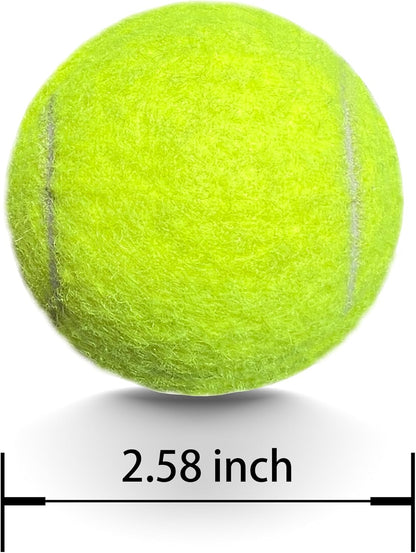 Tennis Balls, 6 Pack Advanced Training & Practice Tennis Balls for Beginners, High Visibility Pet Dog Playing Balls