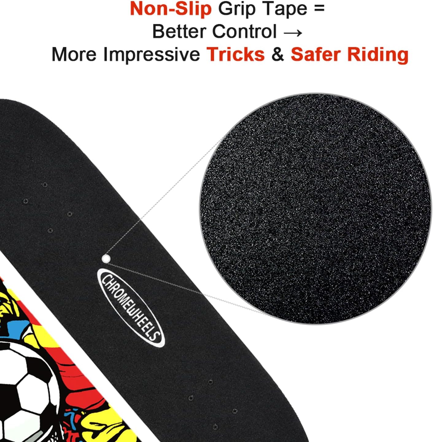 31 inch Skateboard Double Kick Skate Board Cruiser Longboard 8 Layer Maple Deck Skateboards for Kids and Beginners
