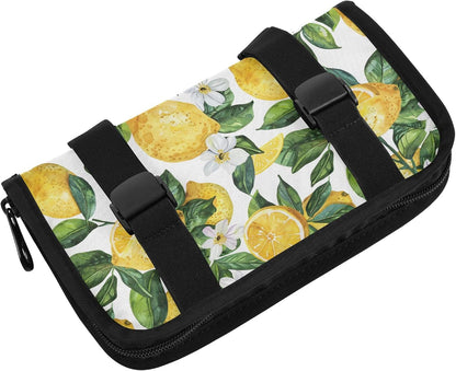 Yellow Lemon Car Tissue Holder, Car Tissue Box Sun Visor Napkin Holder Rectangular Car Mask Dispenser Vehicle Tissue Box for Universal Auto