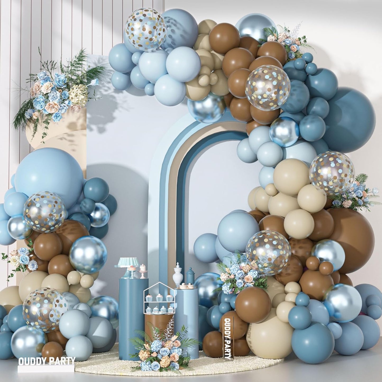 Yellow Gold Balloons Arch Garland Kit 18 12 10 5Inch | Different Sizes Mustard Pastel Yellow White Latex Metal Confetti Balloon for Sunflower Bee Baby Shower Birthday Party Decors