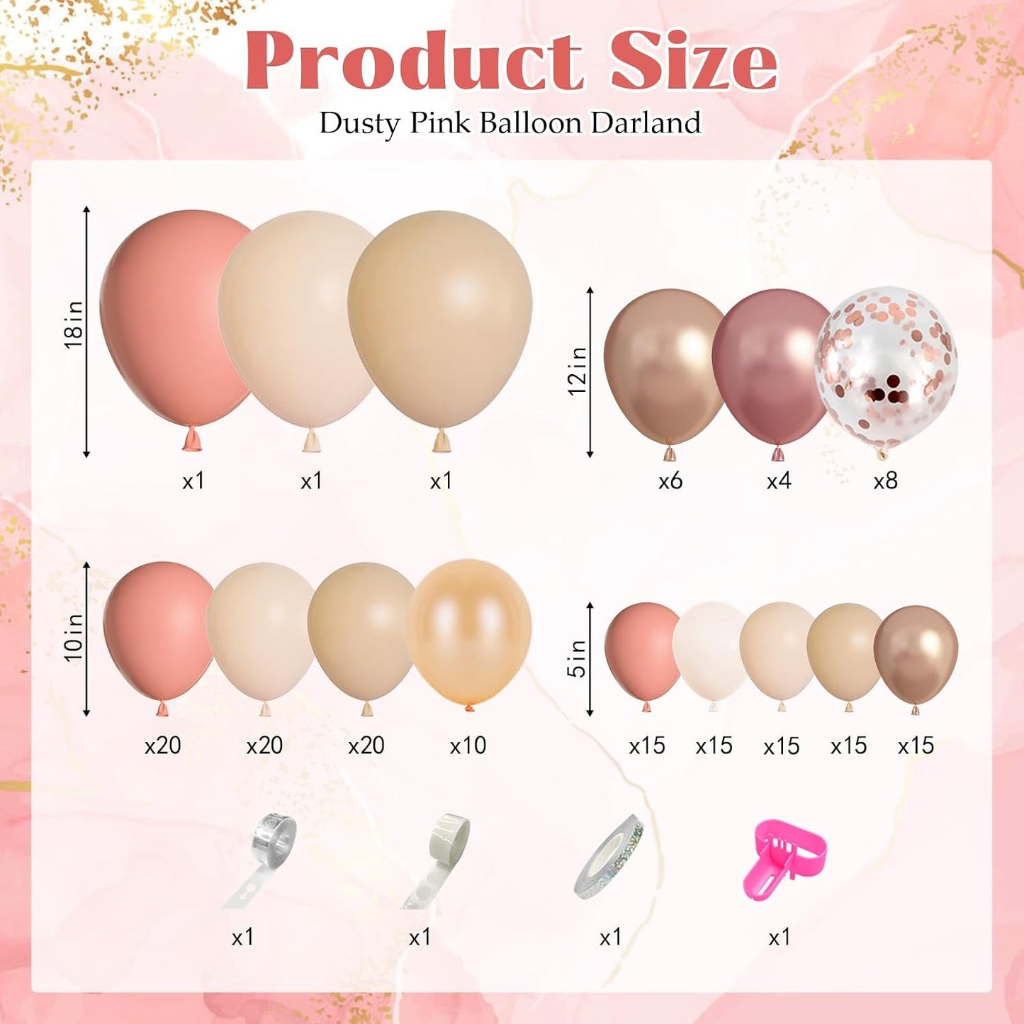 Yellow Gold Balloons Arch Garland Kit 18 12 10 5Inch | Different Sizes Mustard Pastel Yellow White Latex Metal Confetti Balloon for Sunflower Bee Baby Shower Birthday Party Decors