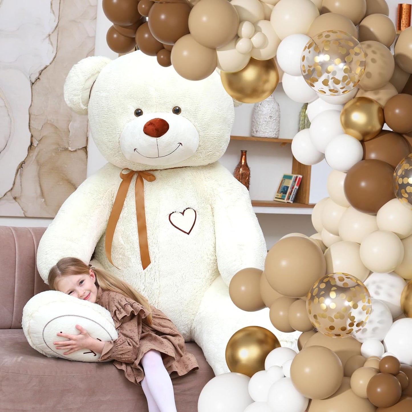 Yellow Gold Balloons Arch Garland Kit 18 12 10 5Inch | Different Sizes Mustard Pastel Yellow White Latex Metal Confetti Balloon for Sunflower Bee Baby Shower Birthday Party Decors