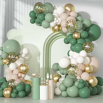 Yellow Gold Balloons Arch Garland Kit 18 12 10 5Inch | Different Sizes Mustard Pastel Yellow White Latex Metal Confetti Balloon for Sunflower Bee Baby Shower Birthday Party Decors