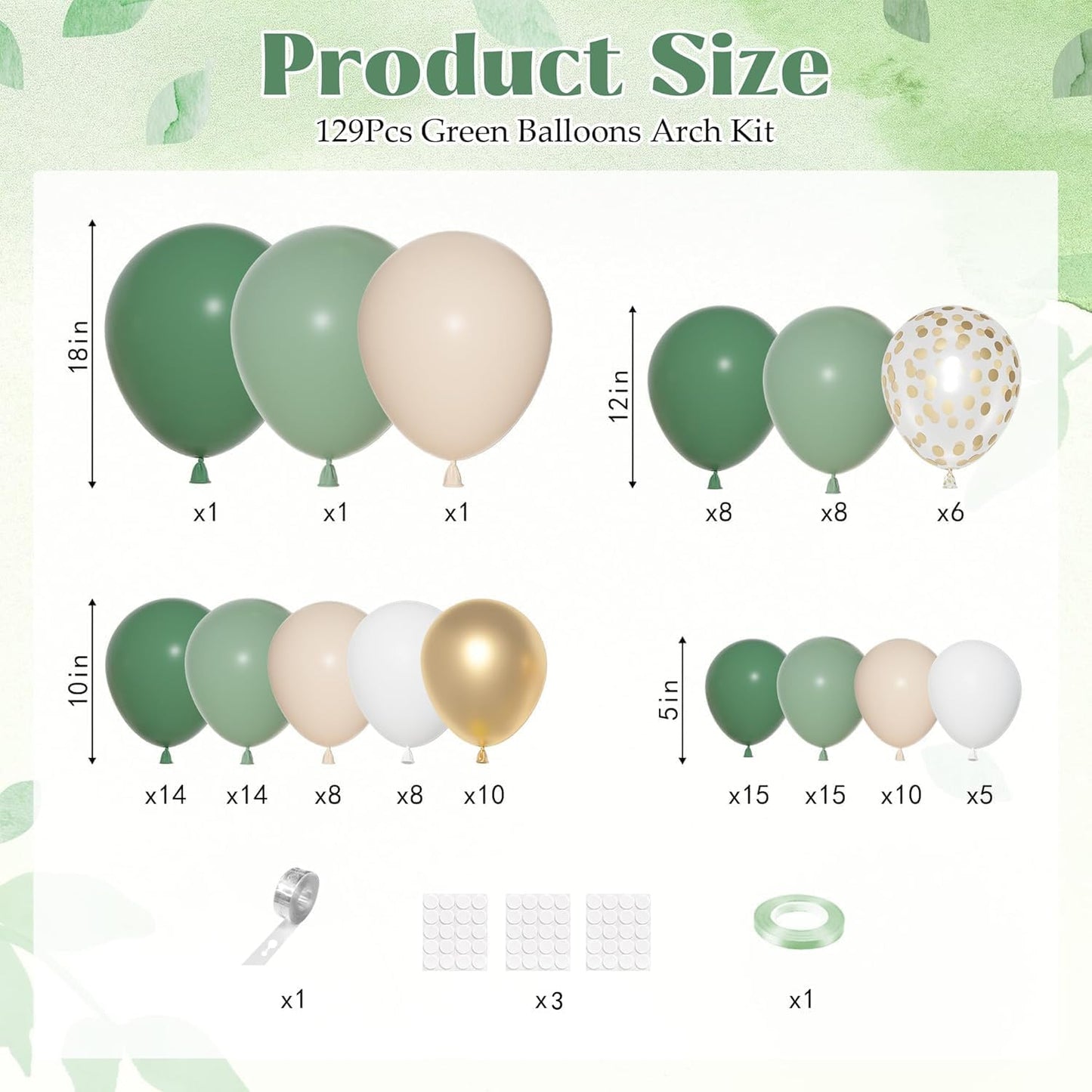 Yellow Gold Balloons Arch Garland Kit 18 12 10 5Inch | Different Sizes Mustard Pastel Yellow White Latex Metal Confetti Balloon for Sunflower Bee Baby Shower Birthday Party Decors