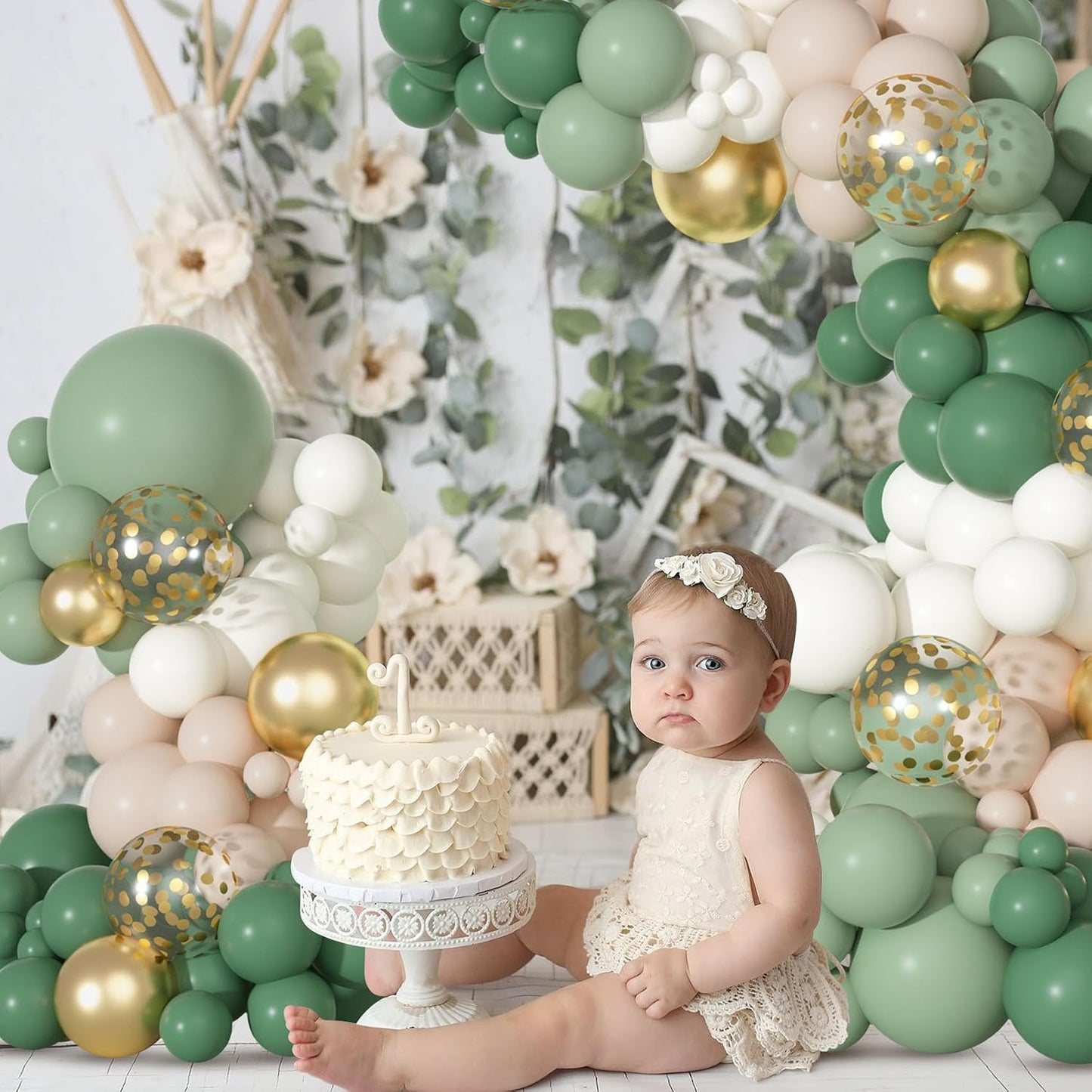 Yellow Gold Balloons Arch Garland Kit 18 12 10 5Inch | Different Sizes Mustard Pastel Yellow White Latex Metal Confetti Balloon for Sunflower Bee Baby Shower Birthday Party Decors