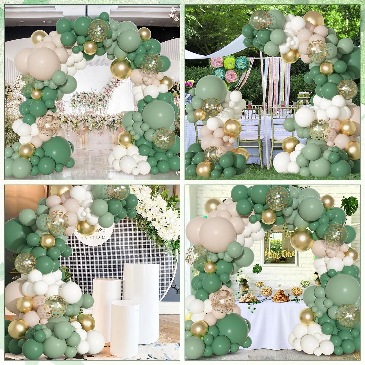 Yellow Gold Balloons Arch Garland Kit 18 12 10 5Inch | Different Sizes Mustard Pastel Yellow White Latex Metal Confetti Balloon for Sunflower Bee Baby Shower Birthday Party Decors