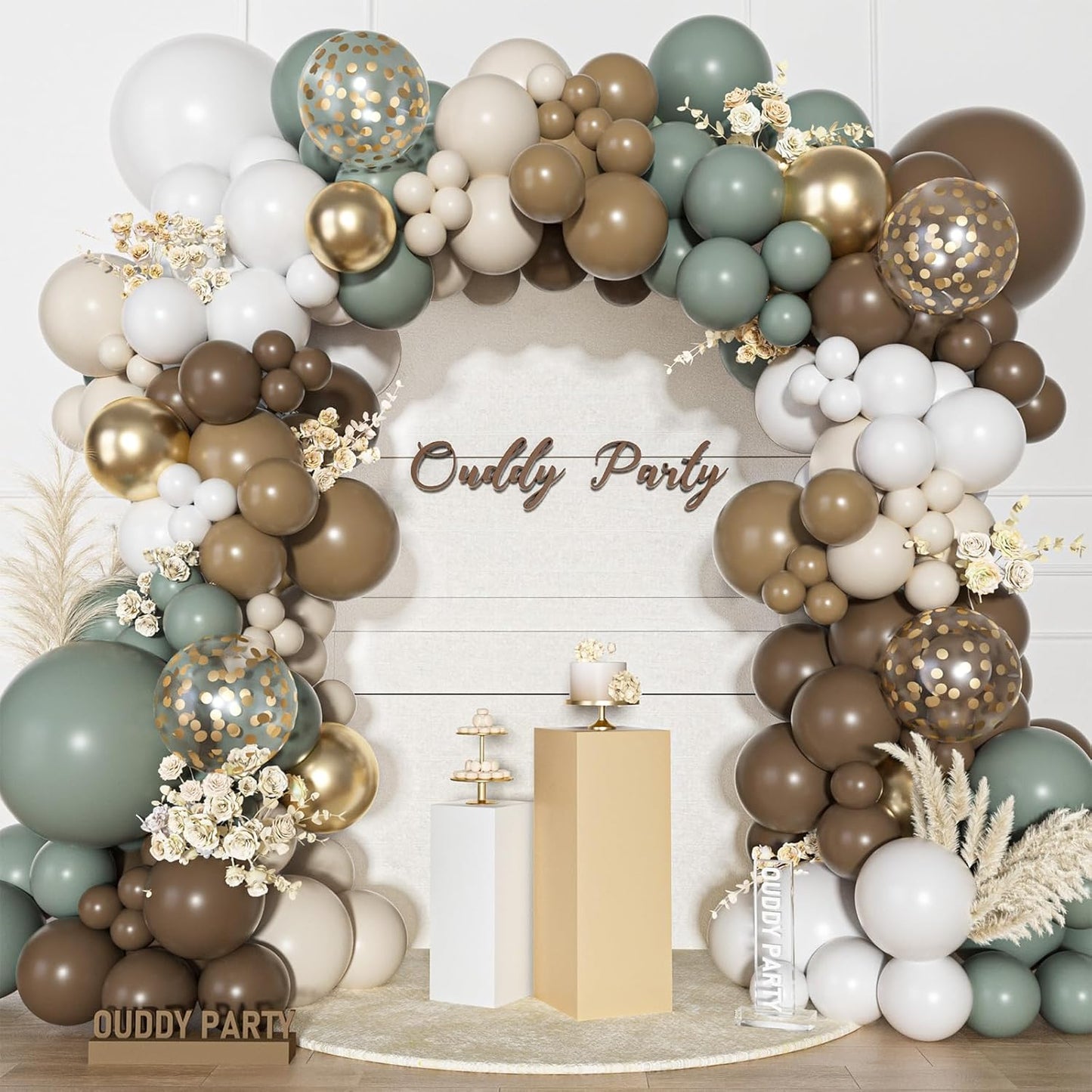 Yellow Gold Balloons Arch Garland Kit 18 12 10 5Inch | Different Sizes Mustard Pastel Yellow White Latex Metal Confetti Balloon for Sunflower Bee Baby Shower Birthday Party Decors