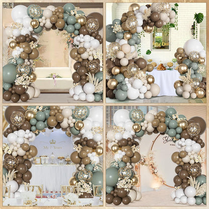Yellow Gold Balloons Arch Garland Kit 18 12 10 5Inch | Different Sizes Mustard Pastel Yellow White Latex Metal Confetti Balloon for Sunflower Bee Baby Shower Birthday Party Decors