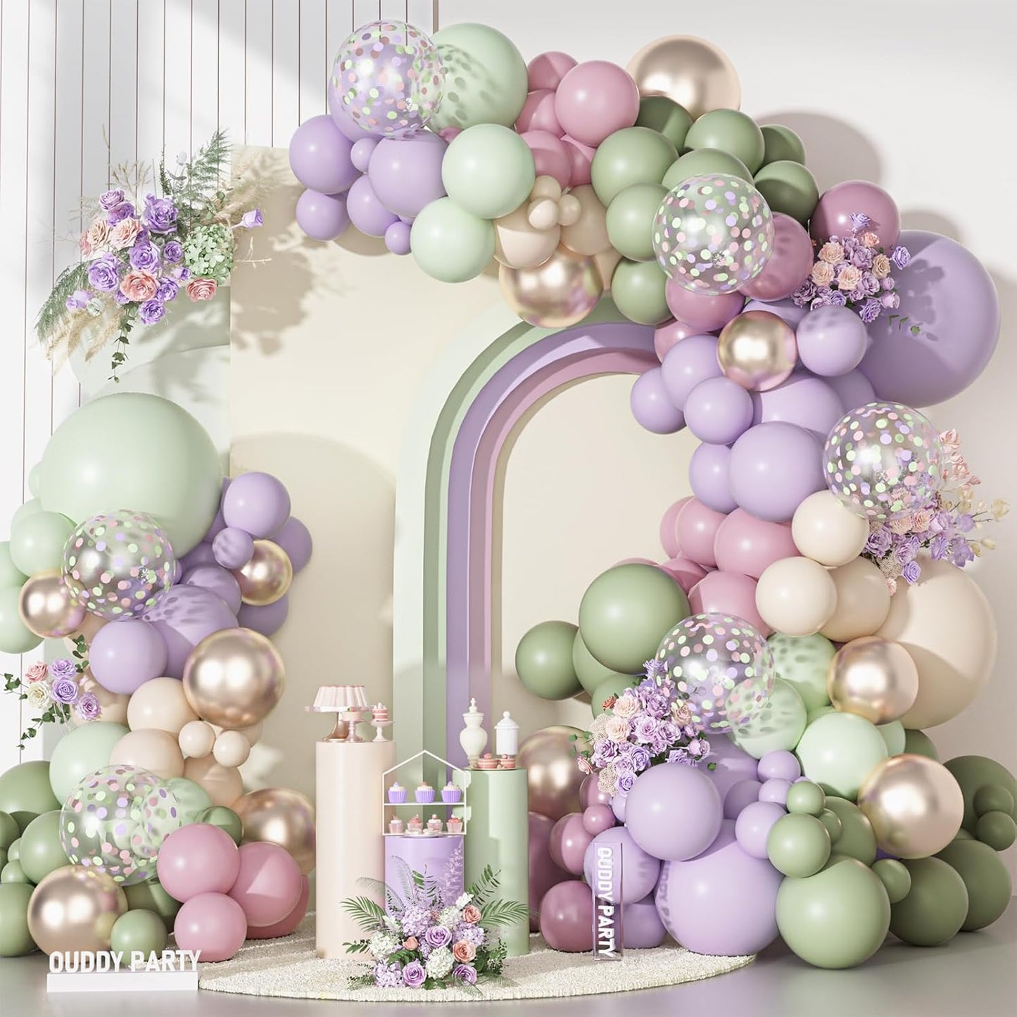 Yellow Gold Balloons Arch Garland Kit 18 12 10 5Inch | Different Sizes Mustard Pastel Yellow White Latex Metal Confetti Balloon for Sunflower Bee Baby Shower Birthday Party Decors
