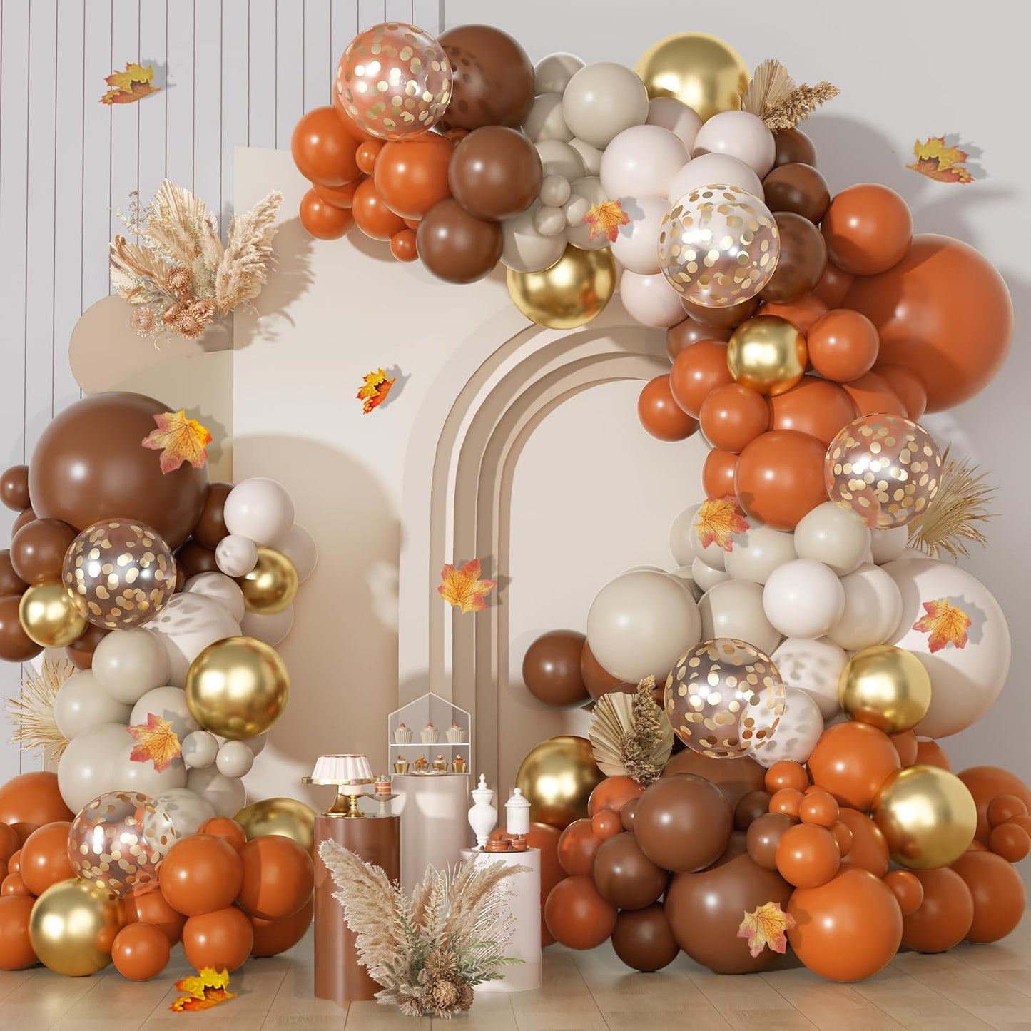 Yellow Gold Balloons Arch Garland Kit 18 12 10 5Inch | Different Sizes Mustard Pastel Yellow White Latex Metal Confetti Balloon for Sunflower Bee Baby Shower Birthday Party Decors