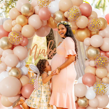 Yellow Gold Balloons Arch Garland Kit 18 12 10 5Inch | Different Sizes Mustard Pastel Yellow White Latex Metal Confetti Balloon for Sunflower Bee Baby Shower Birthday Party Decors
