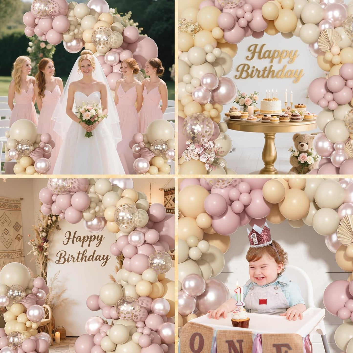 Yellow Gold Balloons Arch Garland Kit 18 12 10 5Inch | Different Sizes Mustard Pastel Yellow White Latex Metal Confetti Balloon for Sunflower Bee Baby Shower Birthday Party Decors