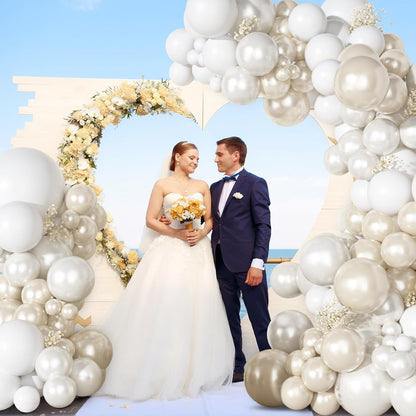 Yellow Gold Balloons Arch Garland Kit 18 12 10 5Inch | Different Sizes Mustard Pastel Yellow White Latex Metal Confetti Balloon for Sunflower Bee Baby Shower Birthday Party Decors