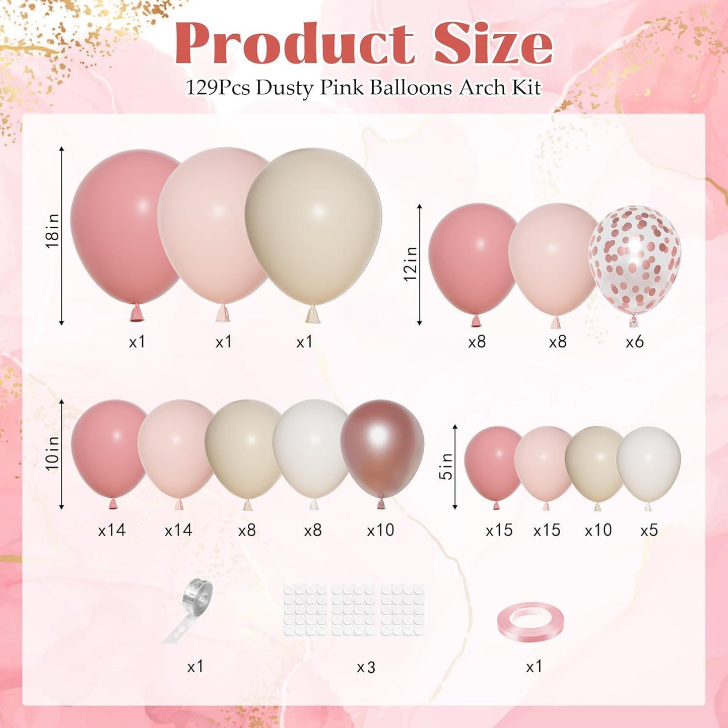 Yellow Gold Balloons Arch Garland Kit 18 12 10 5Inch | Different Sizes Mustard Pastel Yellow White Latex Metal Confetti Balloon for Sunflower Bee Baby Shower Birthday Party Decors