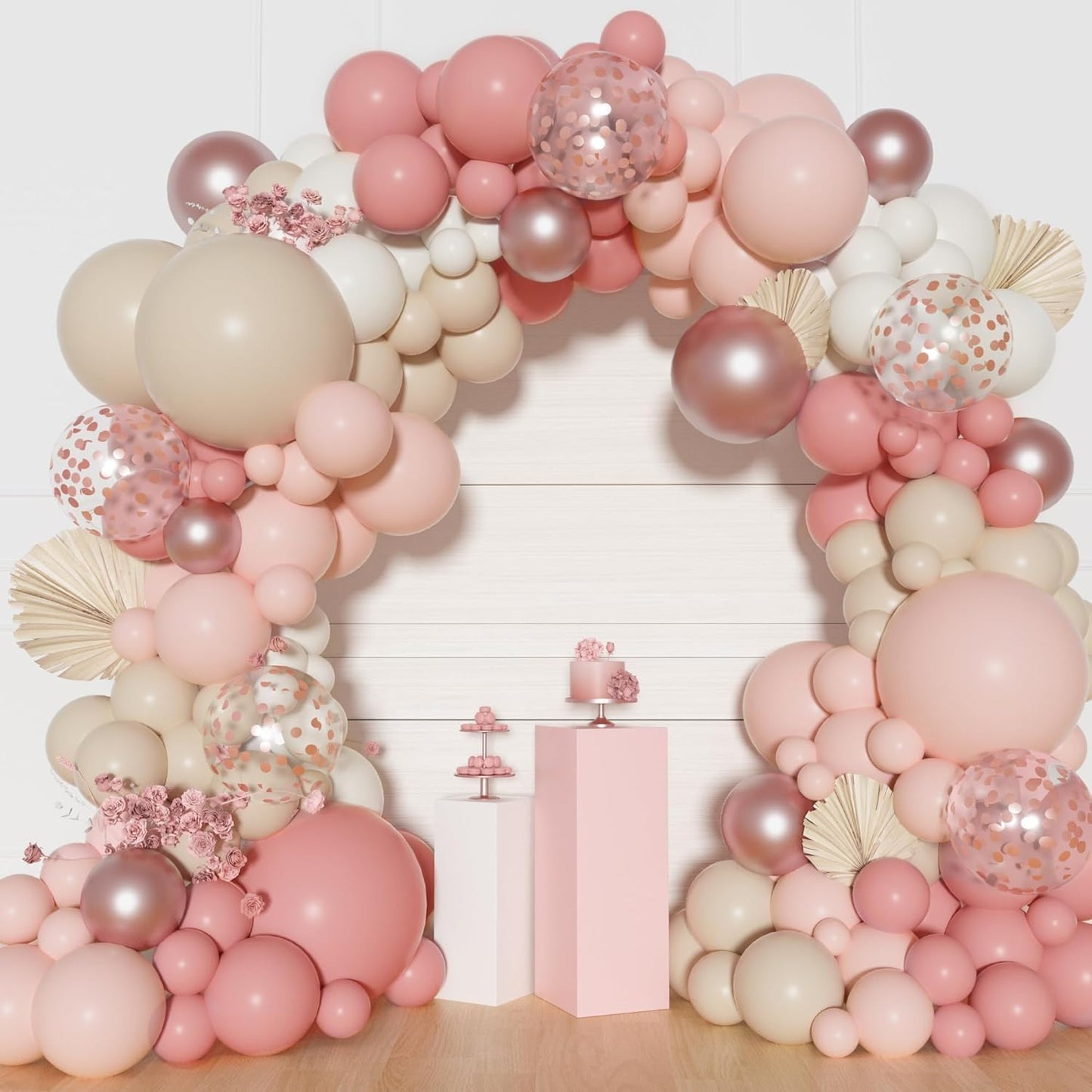 Yellow Gold Balloons Arch Garland Kit 18 12 10 5Inch | Different Sizes Mustard Pastel Yellow White Latex Metal Confetti Balloon for Sunflower Bee Baby Shower Birthday Party Decors