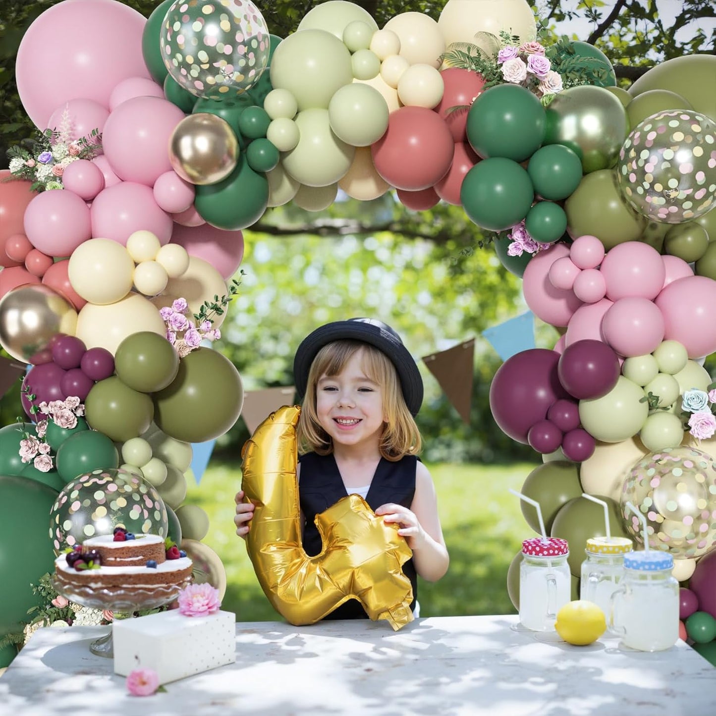 Yellow Gold Balloons Arch Garland Kit 18 12 10 5Inch | Different Sizes Mustard Pastel Yellow White Latex Metal Confetti Balloon for Sunflower Bee Baby Shower Birthday Party Decors