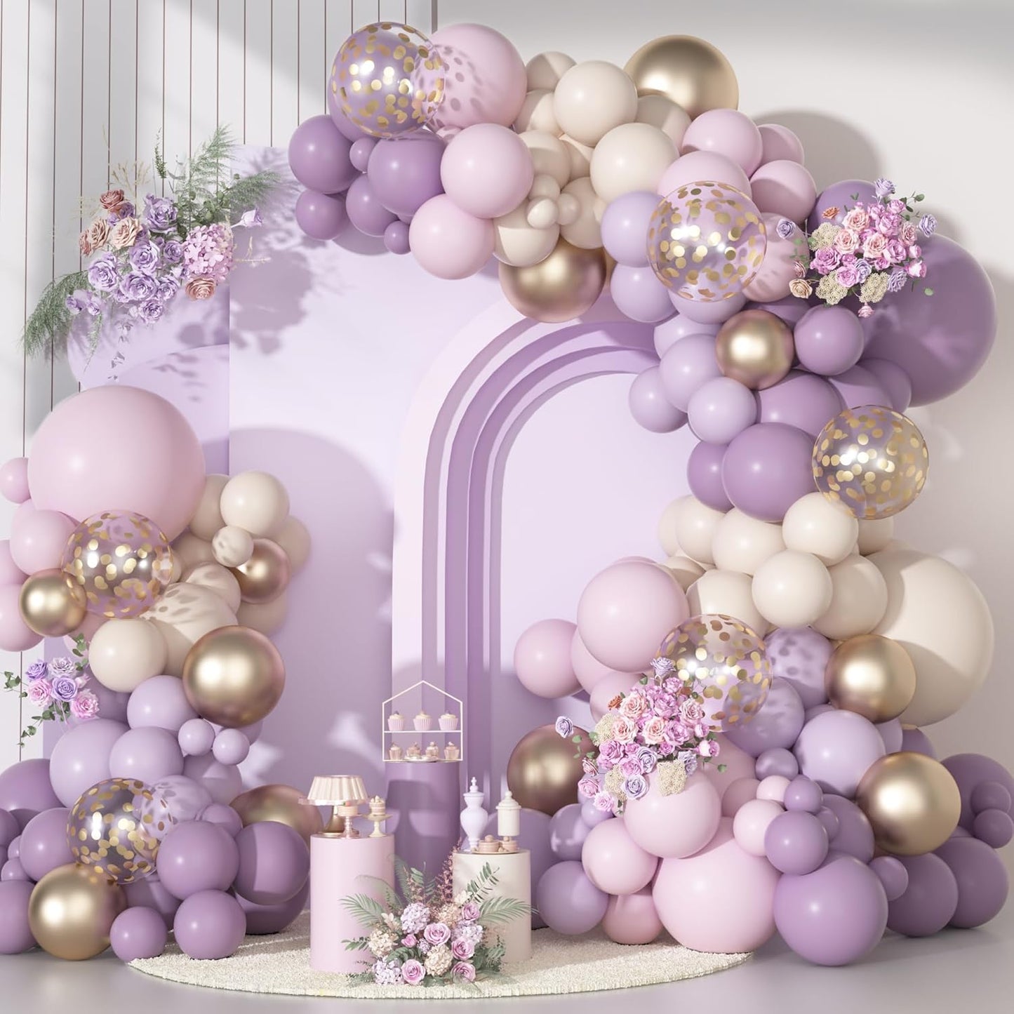 Yellow Gold Balloons Arch Garland Kit 18 12 10 5Inch | Different Sizes Mustard Pastel Yellow White Latex Metal Confetti Balloon for Sunflower Bee Baby Shower Birthday Party Decors